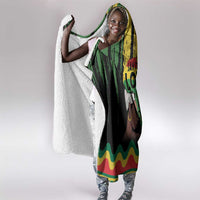 Black History Dreadlocks Map Hooded Blanket Say It Loud I’m Black and I’m Proud - Wonder Print Shop