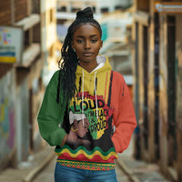 Black History Dreadlocks Map Hoodie Say It Loud I’m Black and I’m Proud - Wonder Print Shop
