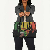 Black History Dreadlocks Map Leather Bag Say It Loud I’m Black and I’m Proud - Wonder Print Shop