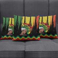 Black History Dreadlocks Map Pillow Cover Say It Loud I’m Black and I’m Proud - Wonder Print Shop