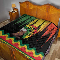 Black History Dreadlocks Map Quilt Say It Loud I’m Black and I’m Proud - Wonder Print Shop