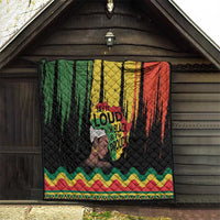 Black History Dreadlocks Map Quilt Say It Loud I’m Black and I’m Proud - Wonder Print Shop