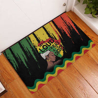 Black History Dreadlocks Map Rubber Doormat Say It Loud I’m Black and I’m Proud - Wonder Print Shop