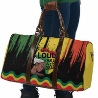 Black History Dreadlocks Map Travel Bag Say It Loud I’m Black and I’m Proud - Wonder Print Shop