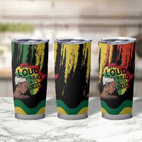 Black History Dreadlocks Map Tumbler Cup Say It Loud I’m Black and I’m Proud - Wonder Print Shop