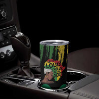 Black History Dreadlocks Map Tumbler Cup Say It Loud I’m Black and I’m Proud - Wonder Print Shop