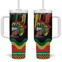 Black History Dreadlocks Map Tumbler With Handle Say It Loud I’m Black and I’m Proud - Wonder Print Shop