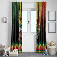 Black History Dreadlocks Map Window Curtain Say It Loud I’m Black and I’m Proud - Wonder Print Shop