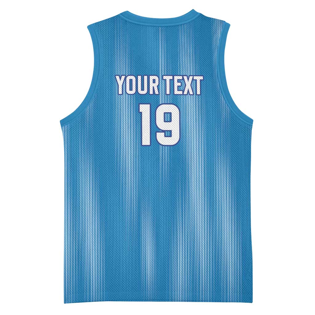 Custom World Football 2026 Uzbekistan Basketball Jersey Uzbek Ikat Pattern with Humo Bird - undefined