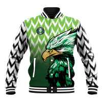 Custom Nigeria Football Baseball Jacket The Super Eagles Rise