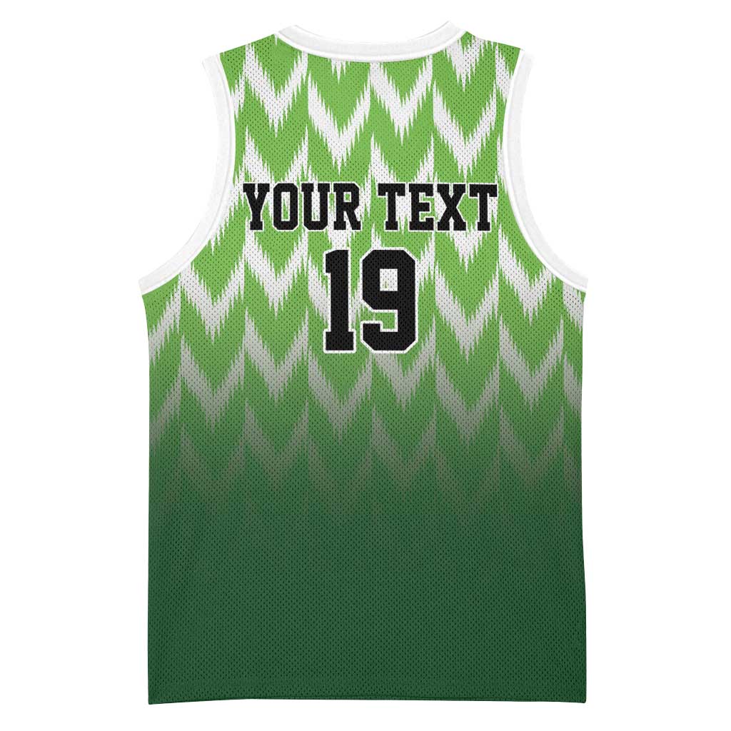 Custom Nigeria Football Basketball Jersey The Super Eagles Rise