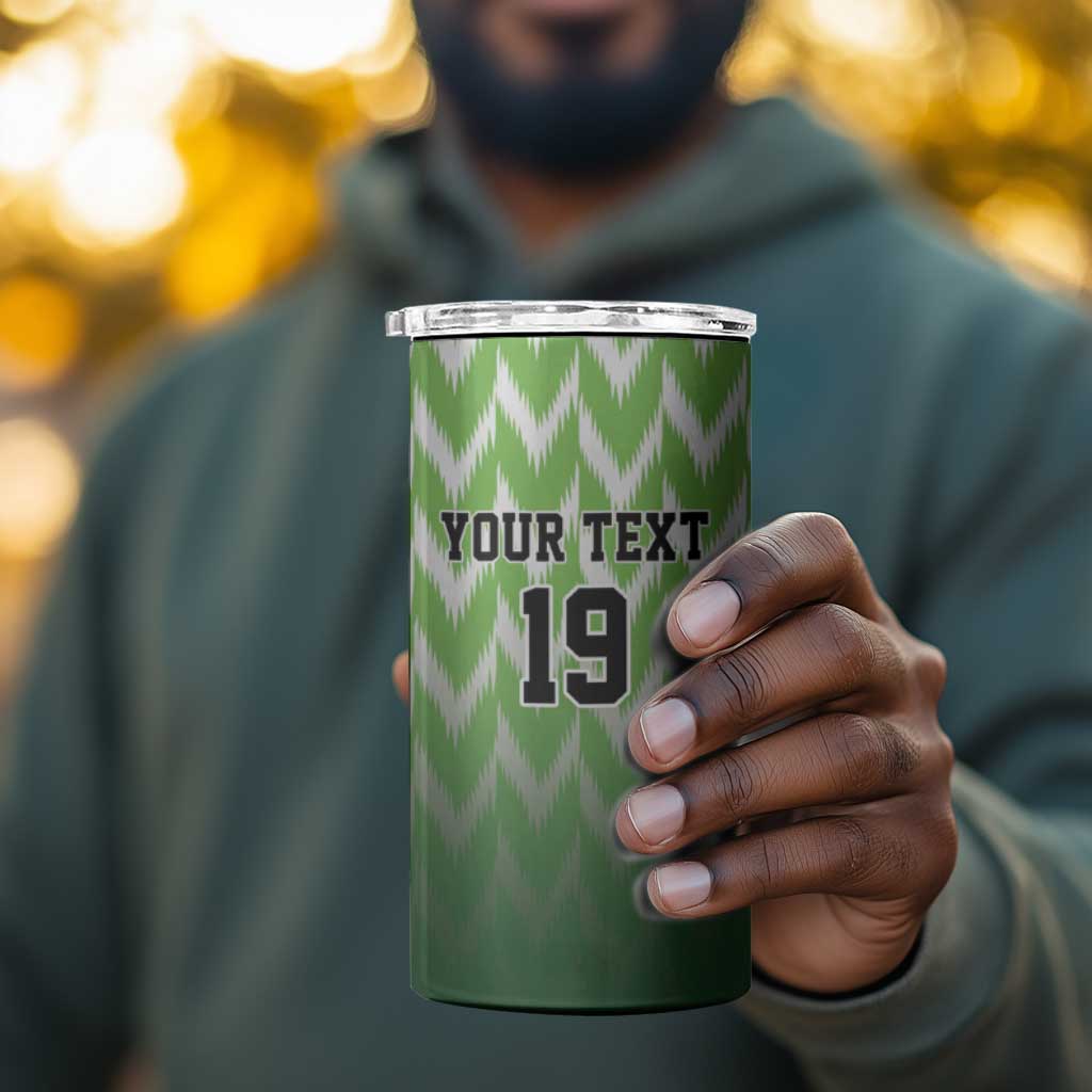 Custom Nigeria Football 4 in 1 Can Cooler Tumbler The Super Eagles Rise