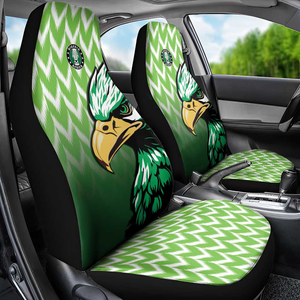Nigeria Football Car Seat Cover The Super Eagles Rise