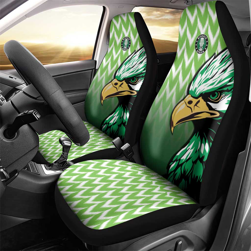 Nigeria Football Car Seat Cover The Super Eagles Rise