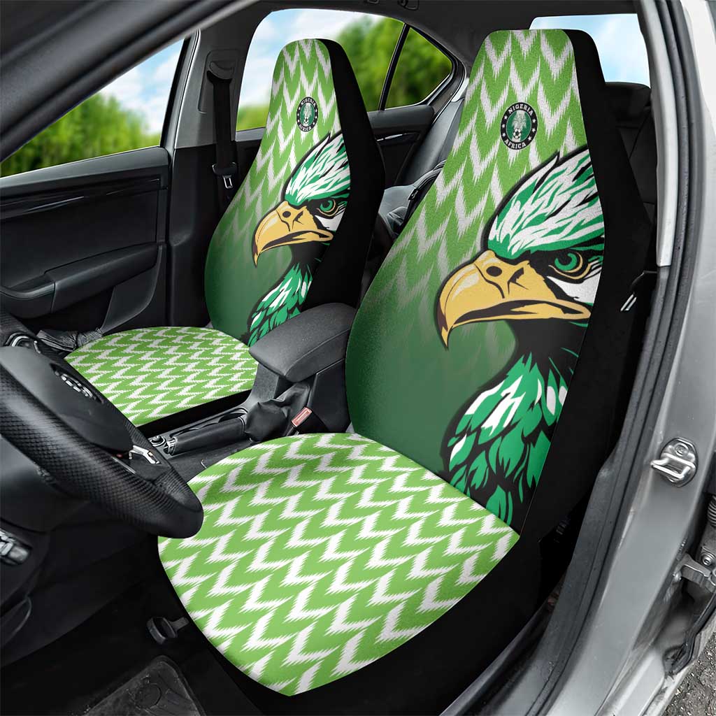 Nigeria Football Car Seat Cover The Super Eagles Rise