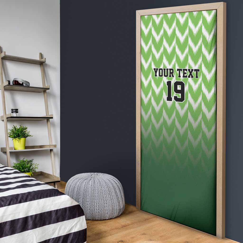 Custom Nigeria Football Door Cover The Super Eagles Rise