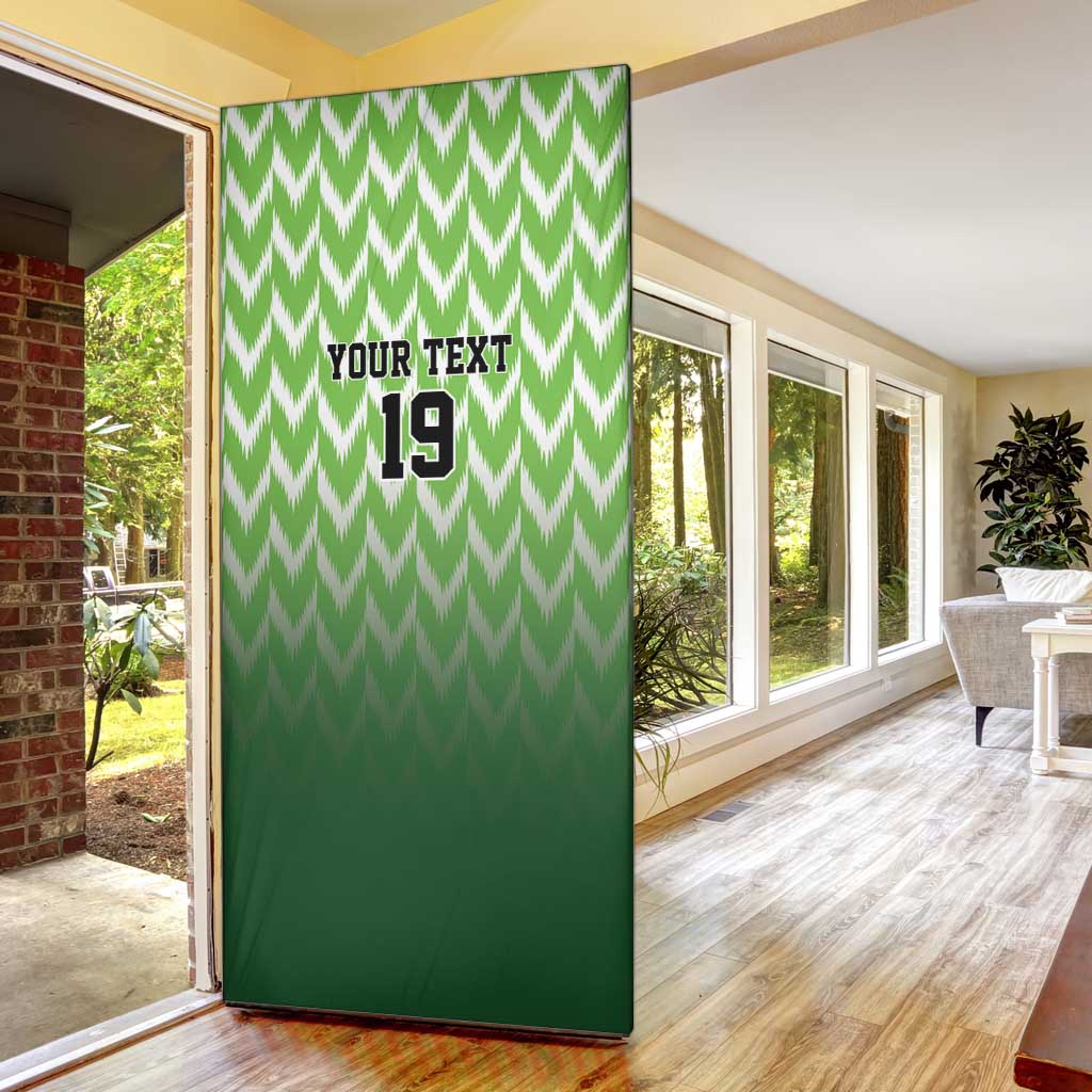 Custom Nigeria Football Door Cover The Super Eagles Rise
