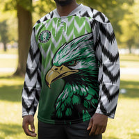 Custom Nigeria Football Hockey Jersey The Super Eagles Rise