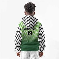 Custom Nigeria Football Kid Hoodie The Super Eagles Rise