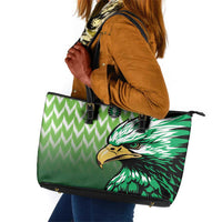 Nigeria Football Leather Tote Bag The Super Eagles Rise