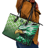 Nigeria Football Leather Tote Bag The Super Eagles Rise