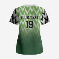 Custom Nigeria Football Scrub Top The Super Eagles Rise