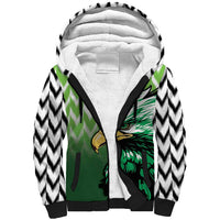 Custom Nigeria Football Sherpa Hoodie The Super Eagles Rise