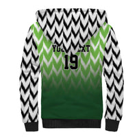 Custom Nigeria Football Sherpa Hoodie The Super Eagles Rise
