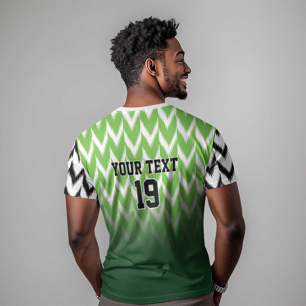 Custom Nigeria Football T shirt The Super Eagles Rise