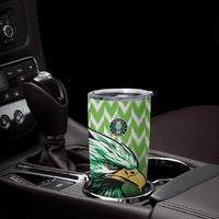 Custom Nigeria Football Tumbler Cup The Super Eagles Rise