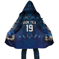 Custom Rugby Italy Cloak Azzurri Wolf Mascot Design