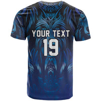 Custom Rugby Italy T Shirt Azzurri Wolf Mascot Design