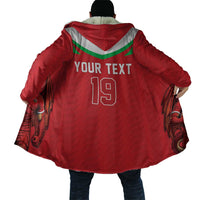 Custom Rugby Wales Cloak Y Ddraig Goch Mascot Design