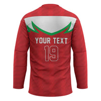 Custom Rugby Wales Hockey Jersey Y Ddraig Goch Mascot Design