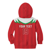 Custom Rugby Wales Kid Hoodie Y Ddraig Goch Mascot Design
