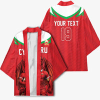 Custom Rugby Wales Kimono Y Ddraig Goch Mascot Design