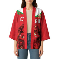 Custom Rugby Wales Kimono Y Ddraig Goch Mascot Design