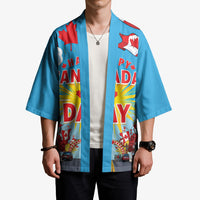 Happy Canada Day Kimono True North Strong Free Maple Leaf