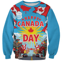 Happy Canada Day Sweatshirt True North Strong Free Maple Leaf