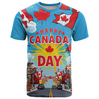 Happy Canada Day T Shirt True North Strong Free Maple Leaf
