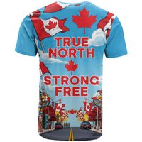Happy Canada Day T Shirt True North Strong Free Maple Leaf