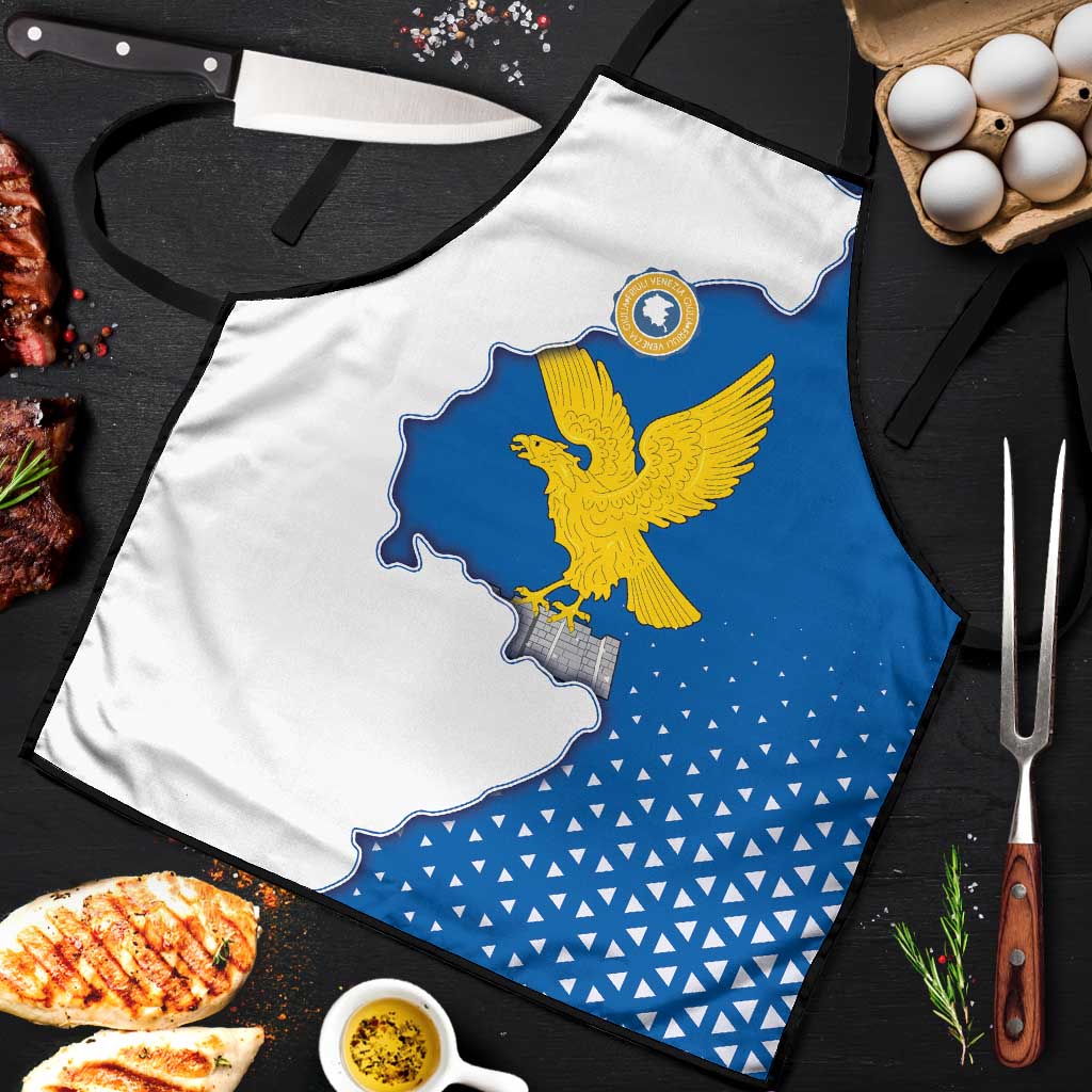 Italy Friuli-Venezia Giulia Apron Flag Vintage Style - Wonder Print Shop