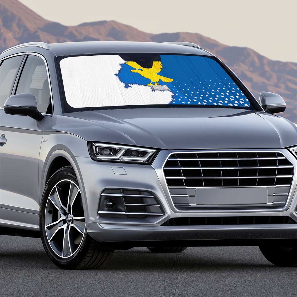 Italy Friuli-Venezia Giulia Auto Sun Shade Flag Vintage Style - Wonder Print Shop