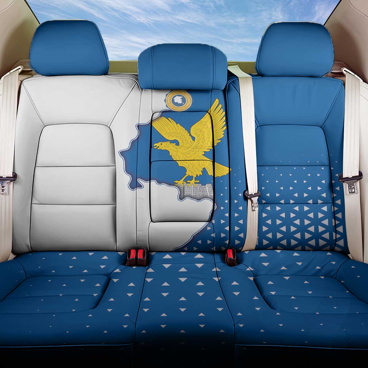 Italy Friuli-Venezia Giulia Back Car Seat Cover Flag Vintage Style - Wonder Print Shop