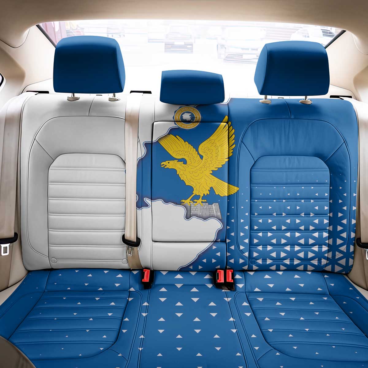 Italy Friuli-Venezia Giulia Back Car Seat Cover Flag Vintage Style - Wonder Print Shop