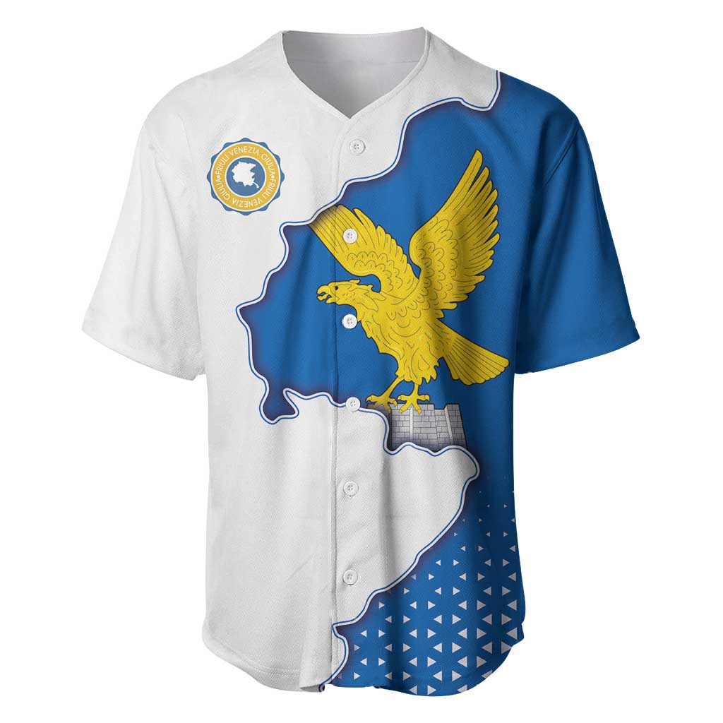 Italy Friuli-Venezia Giulia Baseball Jersey Flag Vintage Style - Wonder Print Shop