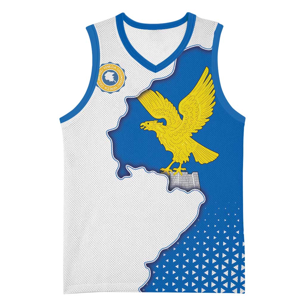 Italy Friuli-Venezia Giulia Basketball Jersey Flag Vintage Style - Wonder Print Shop