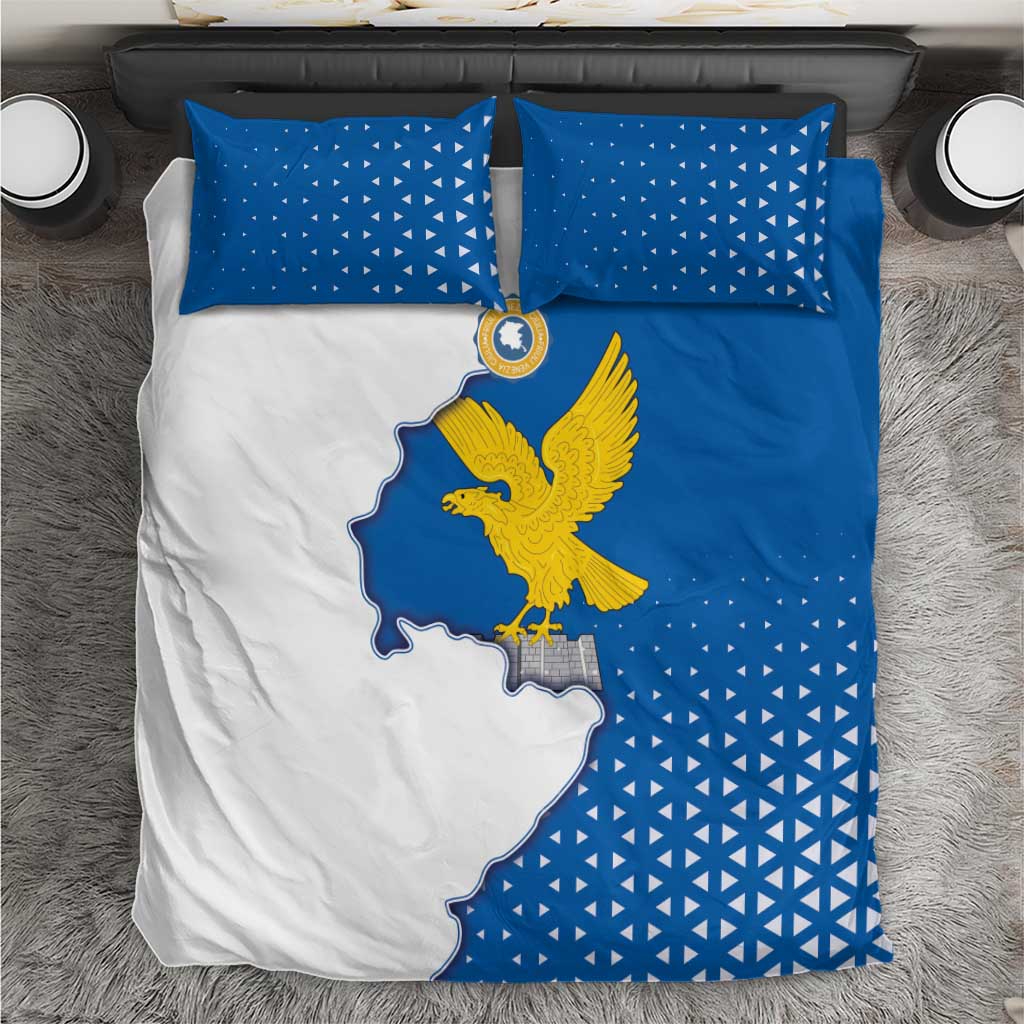 Italy Friuli-Venezia Giulia Bedding Set Flag Vintage Style - Wonder Print Shop