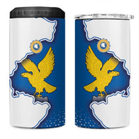 Italy Friuli-Venezia Giulia 4 in 1 Can Cooler Tumbler Flag Vintage Style - Wonder Print Shop