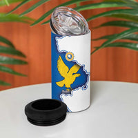 Italy Friuli-Venezia Giulia 4 in 1 Can Cooler Tumbler Flag Vintage Style - Wonder Print Shop